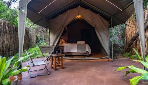 Private Camp with 3 Luxury Tents