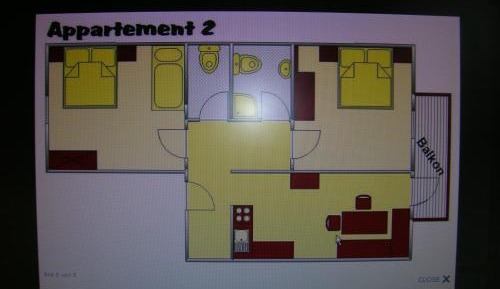 Two-Bedroom Apartment with Balcony