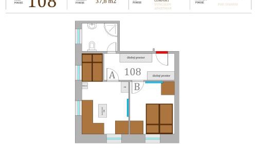 one-bedroom Apartment Comfort