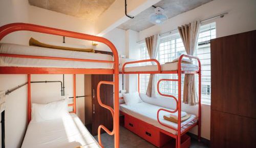 Bed in 4-Bed Male Dormitory Room