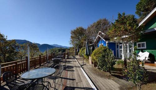 Blue Nature View Duplex Wooden Bungalow