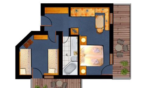 Family Room with Balcony