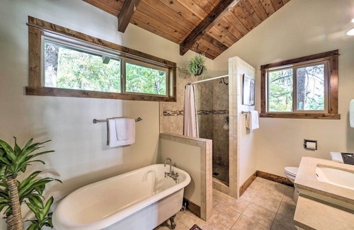 Whitefish House | Top-Rated Cabin with Spa, Fireplace & Pet-Friendly Amenities