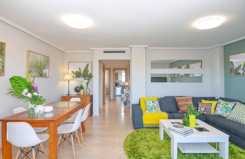 Platja de l'Arenal Apartment | Penthouse Moreras del Saladar with A/C and Wi-fi