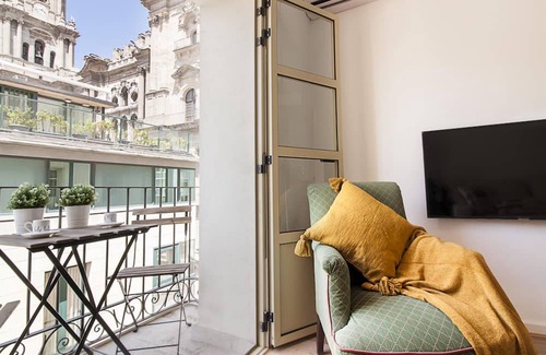 Centro Apartment | Family-Friendly Apartment in Málaga with Kitchen Access