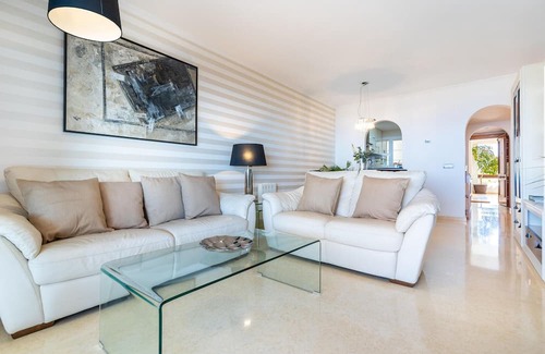 Rincon de la Victoria Apartment | Inviting Vacation Home with Ocean Views and Shared Pool
