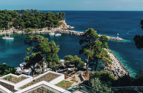 Votsi Villa | Boutique villa with private pool in Alonissos island, Greece. Mesmeric sea view.