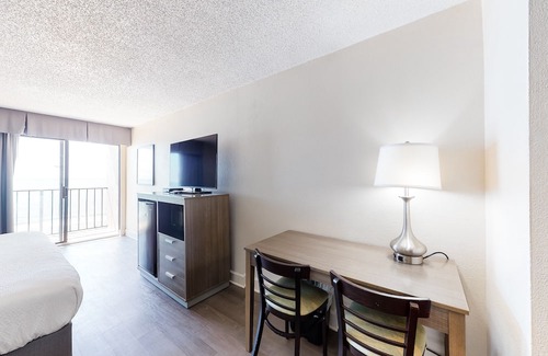 Myrtle Beach Apartment | Oceanfront Studio with Pool, Hot Tub & Ocean View Retreat