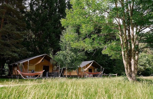 Sainte-Sigolene Ski Chalet | Premier Villatent for 5 at Campsite de Vaubarlet, Auvergne