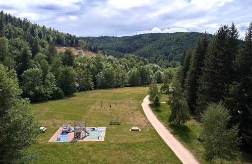 Sainte-Sigolene Ski Chalet | Premier Villatent for 5 at Campsite de Vaubarlet, Auvergne