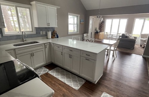 Onaway House | Relax at Sunset Dreams by Black Lake with Family Amenities