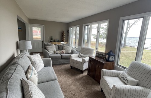 Onaway House | Relax at Sunset Dreams by Black Lake with Family Amenities