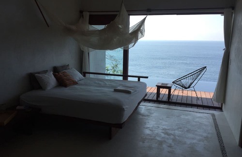 Puerto Angel House | Palapa Villa - Oceanfront View House With Private Pool