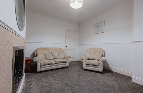 Hartlepool House | Double bedroom with fitted wardrobes