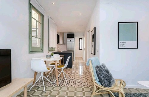 Sants-Montjuic Apartment | Renovated & Serene Apartment With Private Terrace in the Heart of Barcelona