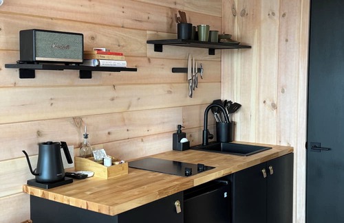 Burdett Apartment | Lakeview Studio Cabin in Perfect Finger Lakes Location