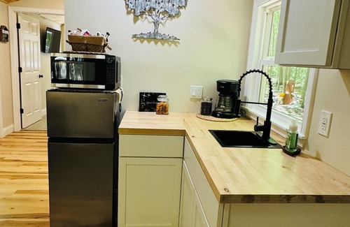Birch Run Township Cabin | Top-Rated Unit 4 Lodge: Woodsy Retreat with Spa Amenities