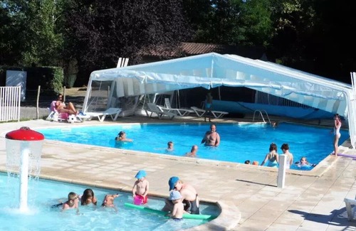 Thiviers Ski Chalet | Relax at Camping Le Repaire: Cozy Chalet for Two with Spa