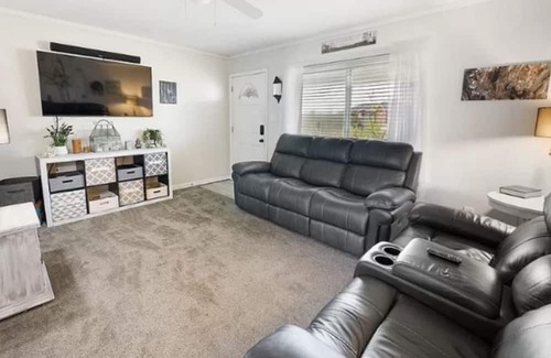 Thomas Drive House | Exciting Getaway: Poolside Fun in the Sun Awaits