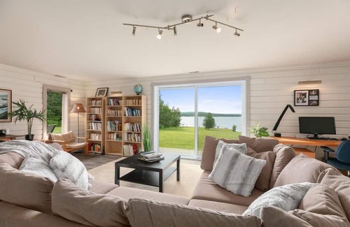 Stratford Ski Chalet | Cozy Chalet by Lake Aylmer with Private Dock & Beach Access