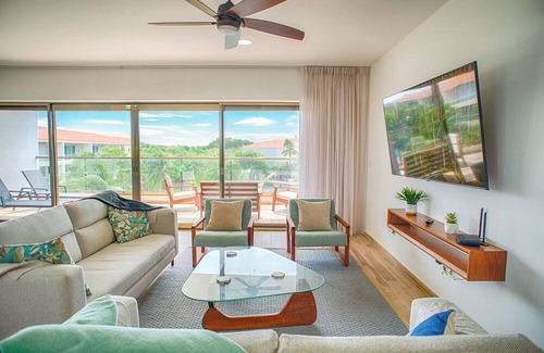 Puerto Aventuras Condo | Oceanfront Penthouse in Puerto Aventuras with Pool & Spa