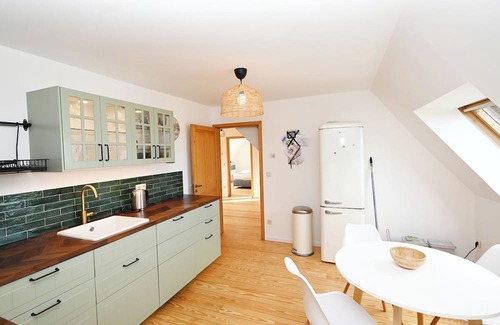 Sehlendorf Apartment | Dream apartment "Weitblick" for 8 people with 2 bathrooms and sea view from the balcony!