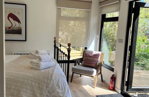 Gweek Cabin | Relax at The Mill Lodge in a Serene Garden Oasis