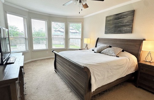 Tomball House | Inviting 4-Bedroom Oasis with Pool and Ocean Views