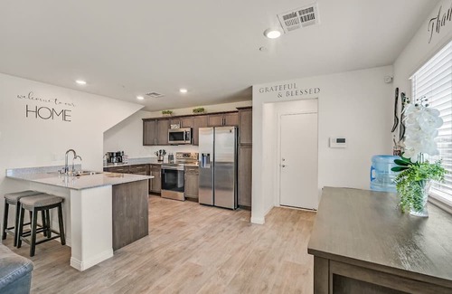 North Las Vegas House | Inviting 3BR Vegas Townhouse with Pool Access & Family-Friendly
