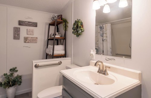 New Haven  Huron County House | Inviting Rural Retreat with Spa and Family-Friendly Amenities