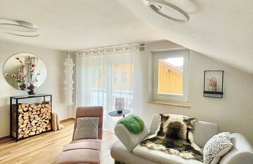 Haldenwang Apartment | Family-Friendly Ferienwohnung Fernblick in Börwang, Allgäu