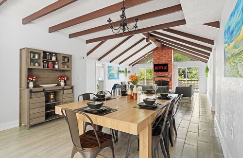 Tampa Villa | Canal View Retreat with Pool, Game Room & Private Dock