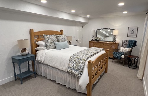 American Fork Apartment | Tranquil Newly Finished Space with Spa & Hot Tub Amenities