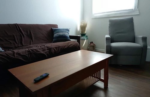 Gibbon Apartment | Unique Stay at a Former Farmers Co-op Near Downtown