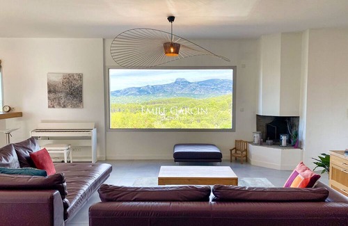 Gemenos Villa | Tranquil Villa Sigarasse with Ocean View and Private Pool