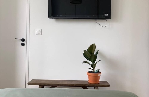 Saint-Pierre Apartment | Serene T1bis Cocooning Retreat with Spa and Hot Tub Access