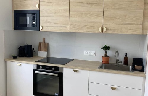 Saint-Pierre Apartment | Serene T1bis Cocooning Retreat with Spa and Hot Tub Access