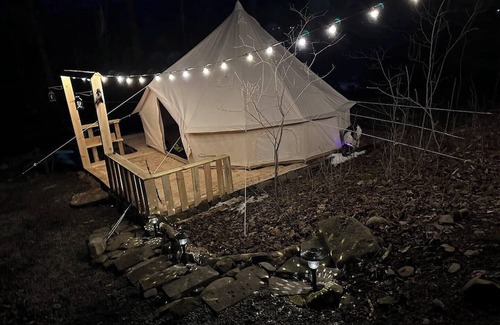 Andover RV Rental | Relaxing Creekside Yurt - Perfect for Families and Adventure