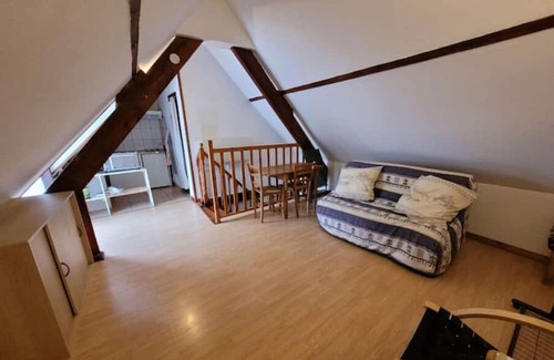 Soucy Apartment | Inviting Studio Apartment - Family-Friendly Getaway Awaits