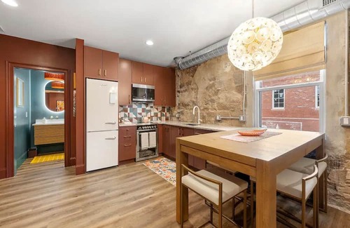 Stone Mountain Historic Village Apartment | Stylish Downtown Suites Steps from Stone Mountain Park