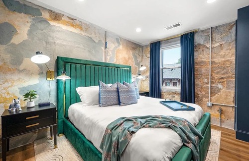 Stone Mountain Historic Village Apartment | Stylish Downtown Suites Steps from Stone Mountain Park