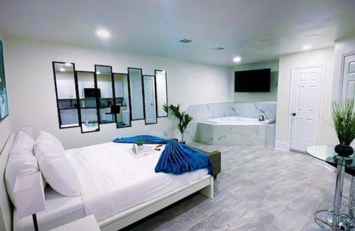 Houston Apartment | Inviting Studio Apartment with Jacuzzi Near IAH Airport