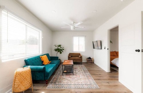 Logan Heights Apartment | Cozy Top Floor Condo with Pet-Friendly Amenities