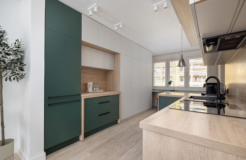 West Pomeranian Voivodeship Apartment | Trendy Downtown Apartment: Family-Friendly Getaway