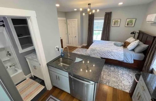 Manchester Apartment | Inviting 2nd Floor Studio with Breakfast & Pet-Friendly Perks