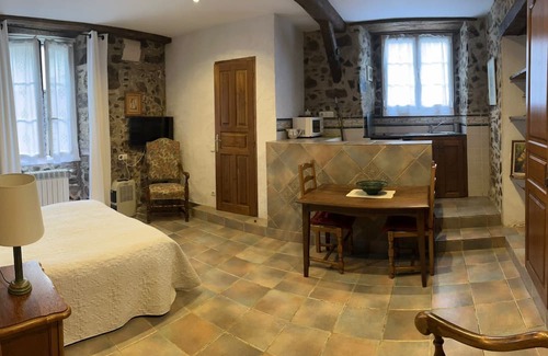 Navarra Pyrenees Apartment | Mountain View Studio 'Etxezuria' with Private Garden & Wi-Fi