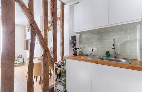 Passerelle Apartment | Cozy Residor Apartment with Breakfast & Kitchen Amenities