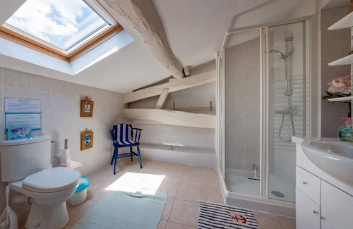 Brives-sur-Charente Bed & Breakfast | Serene Les Lys Room Overlooking a Beautiful Garden