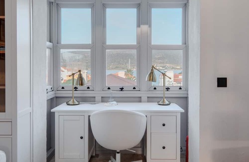 Alacati Apartment | Serene Sea View Duplex with Terrace in Alacati