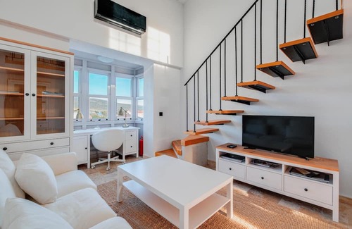 Alacati Apartment | Serene Sea View Duplex with Terrace in Alacati